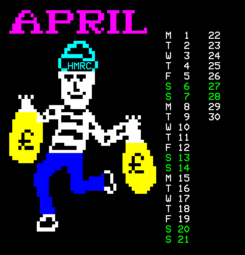 Calendar April 2024