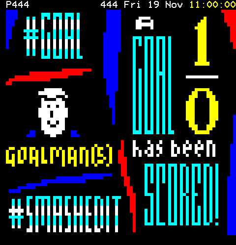 Football social media graphic